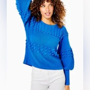 NWOT Lilly Pulitzer Kippa in Blue Flare